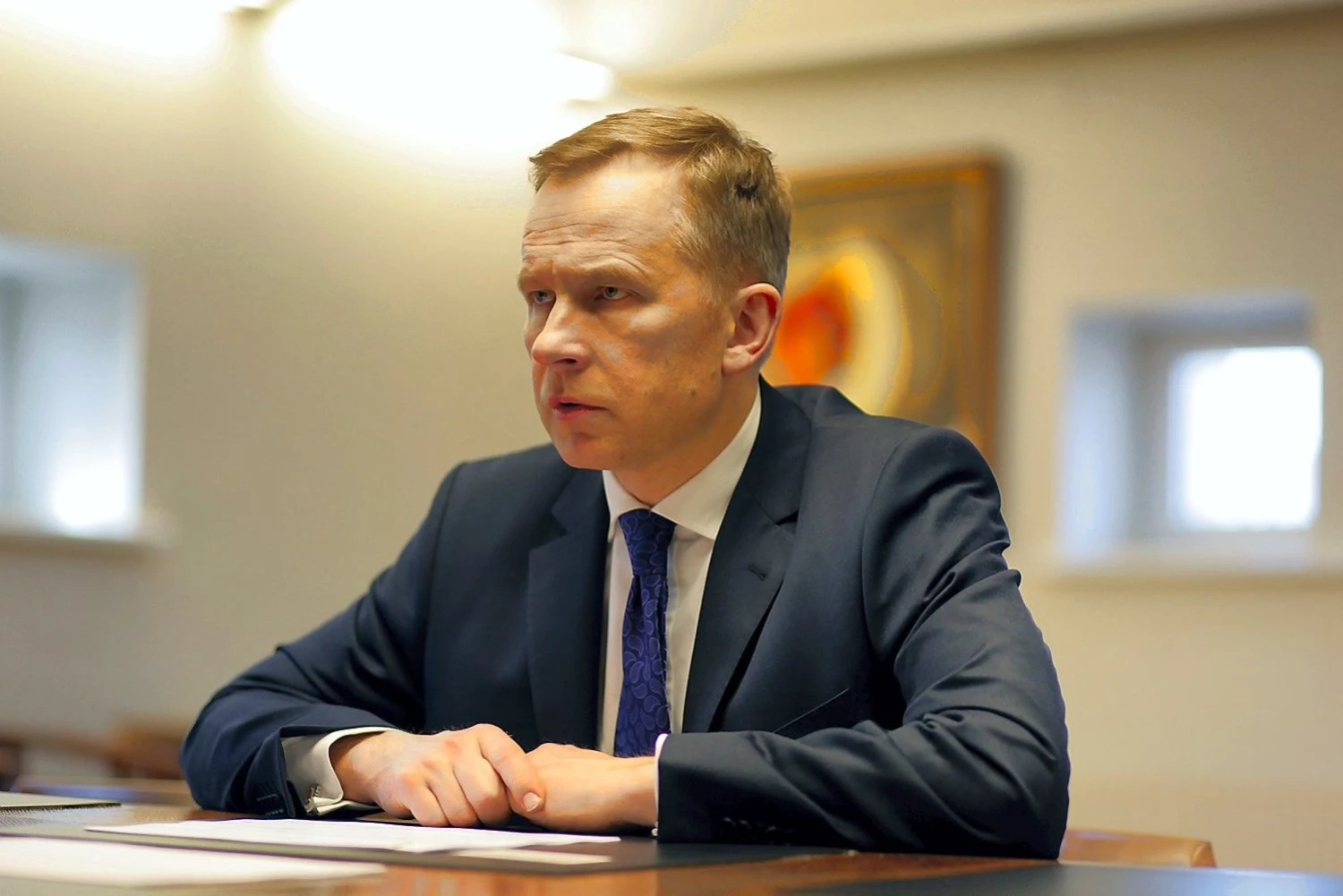 Ilmaras Rimsevičius, Latvijos centrinio banko vadovas. Andrejaus Strokinio („Reuters“ / „Scanpix“) nuotr.