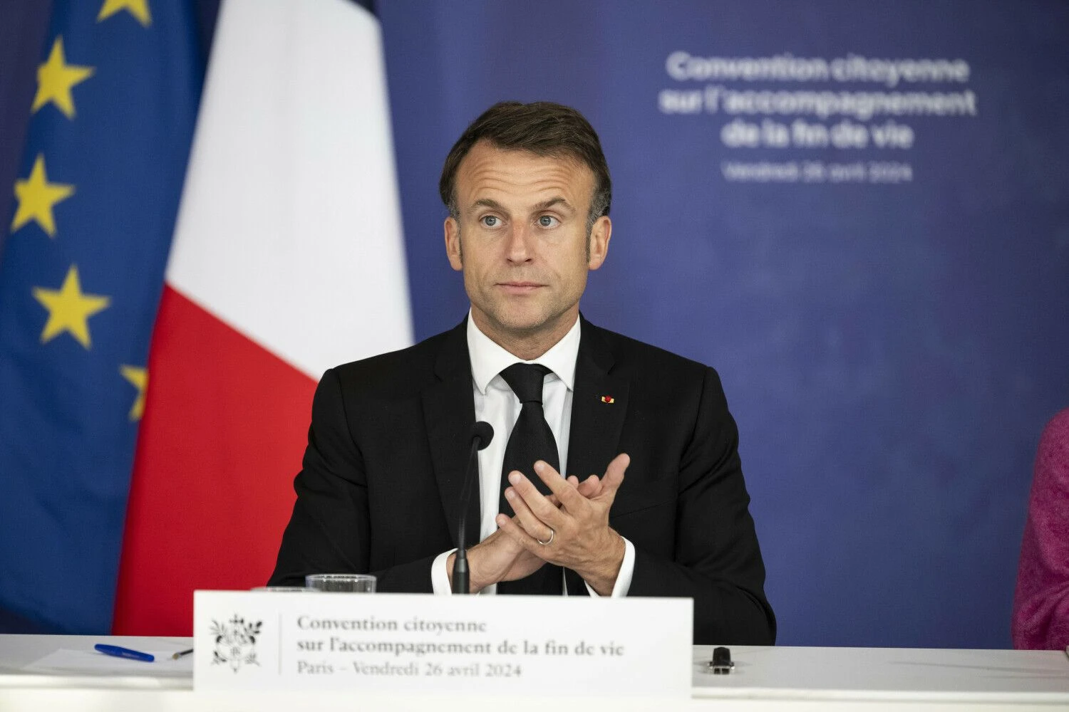 Prancūzijos prezidentas Emmanuelis Macronas. Blondet Eliot (SIPA / „Scanpix“) nuotr.