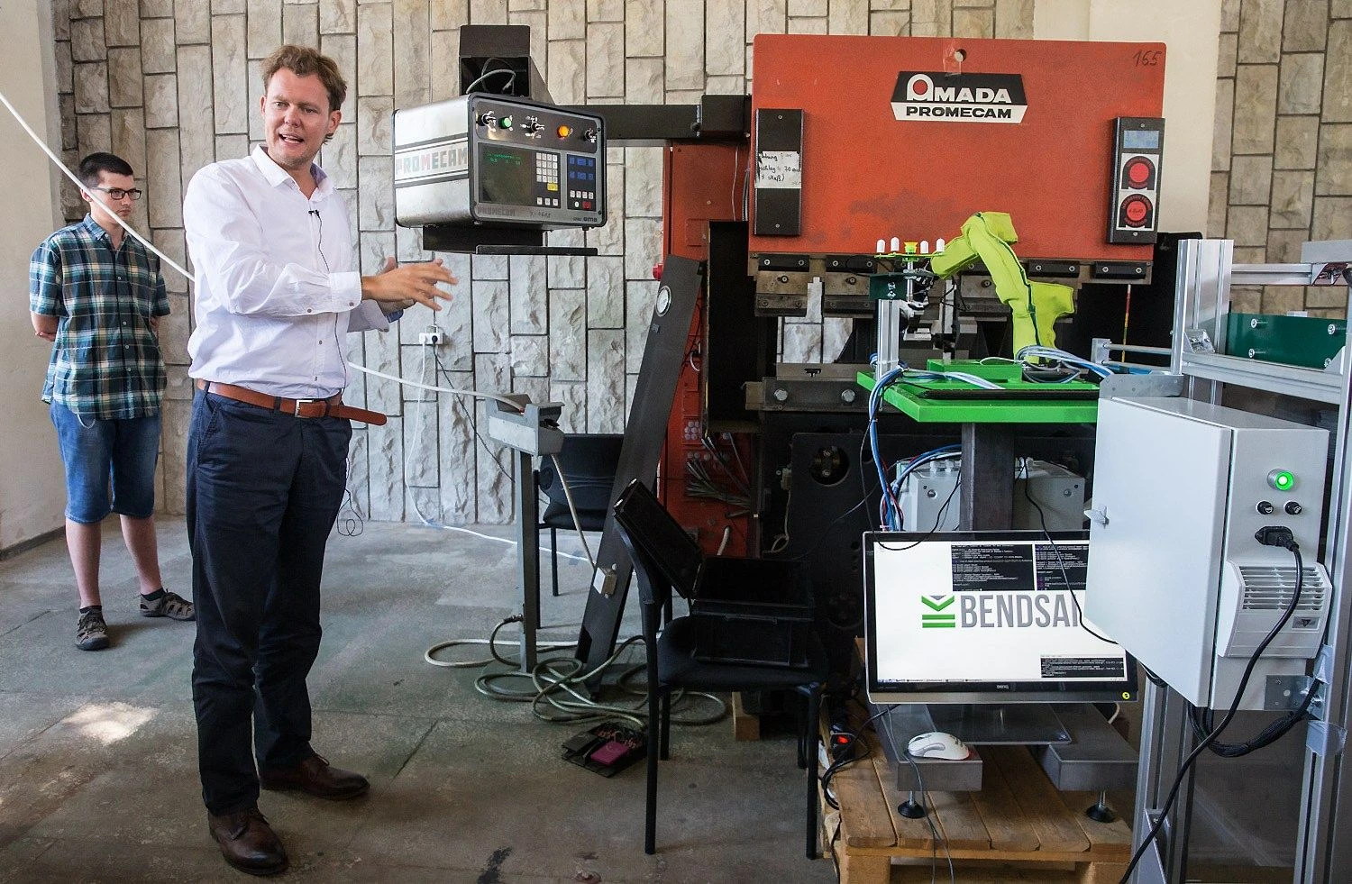 „Blue Ocean Robotics“ lankstymo robotas „Bendsai“. Juditos Grigelytės (VŽ) nuotr.