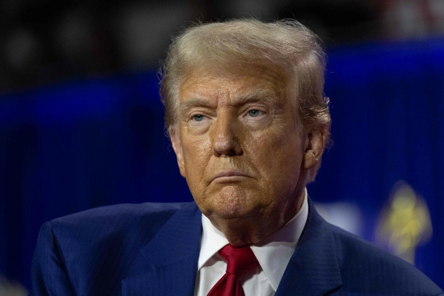 Donaldas Trumpas, buvęs JAV prezidentas ir Respublikonų partijos kandidatas į prezidentus. Scotto Olsono (AFP/„Scanpix“) nuotr.