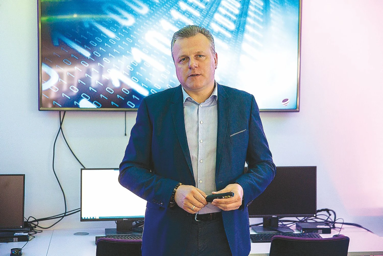 Vytautas Bučinskas, „Telia Lietuvos“ operacinės veiklos efektyvumo vadovas. Vladimiro Ivanovo (VŽ) nuotr.