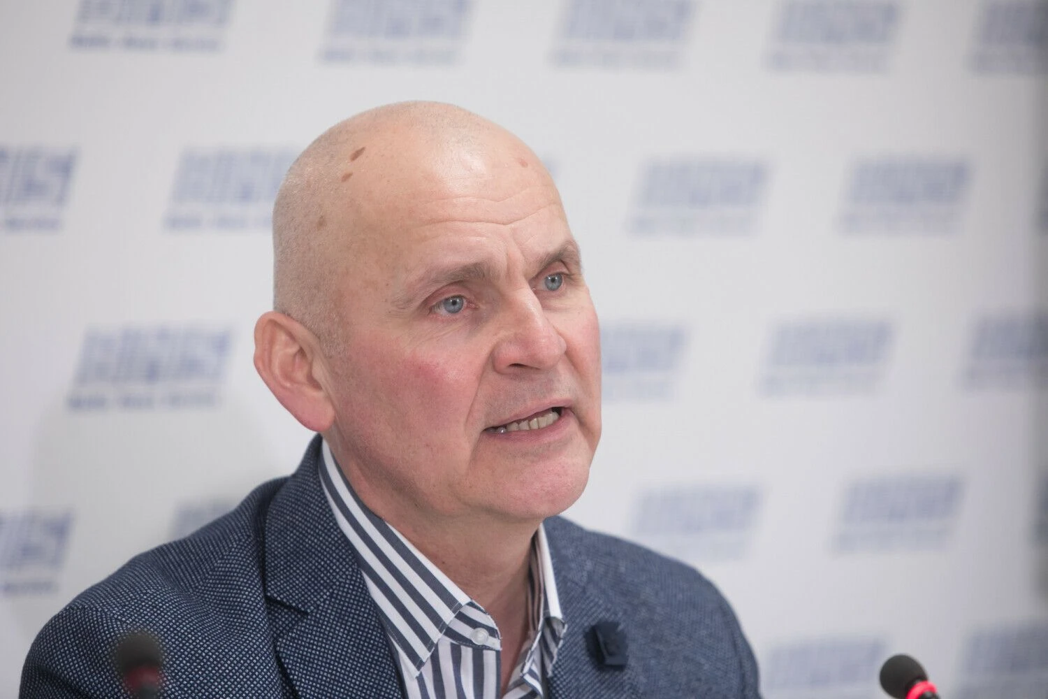 Aušrys Macijauskas, Lietuvos grūdų augintojų asociacijos pirmininkas. Juliaus Kalinsko (BNS) nuotr.