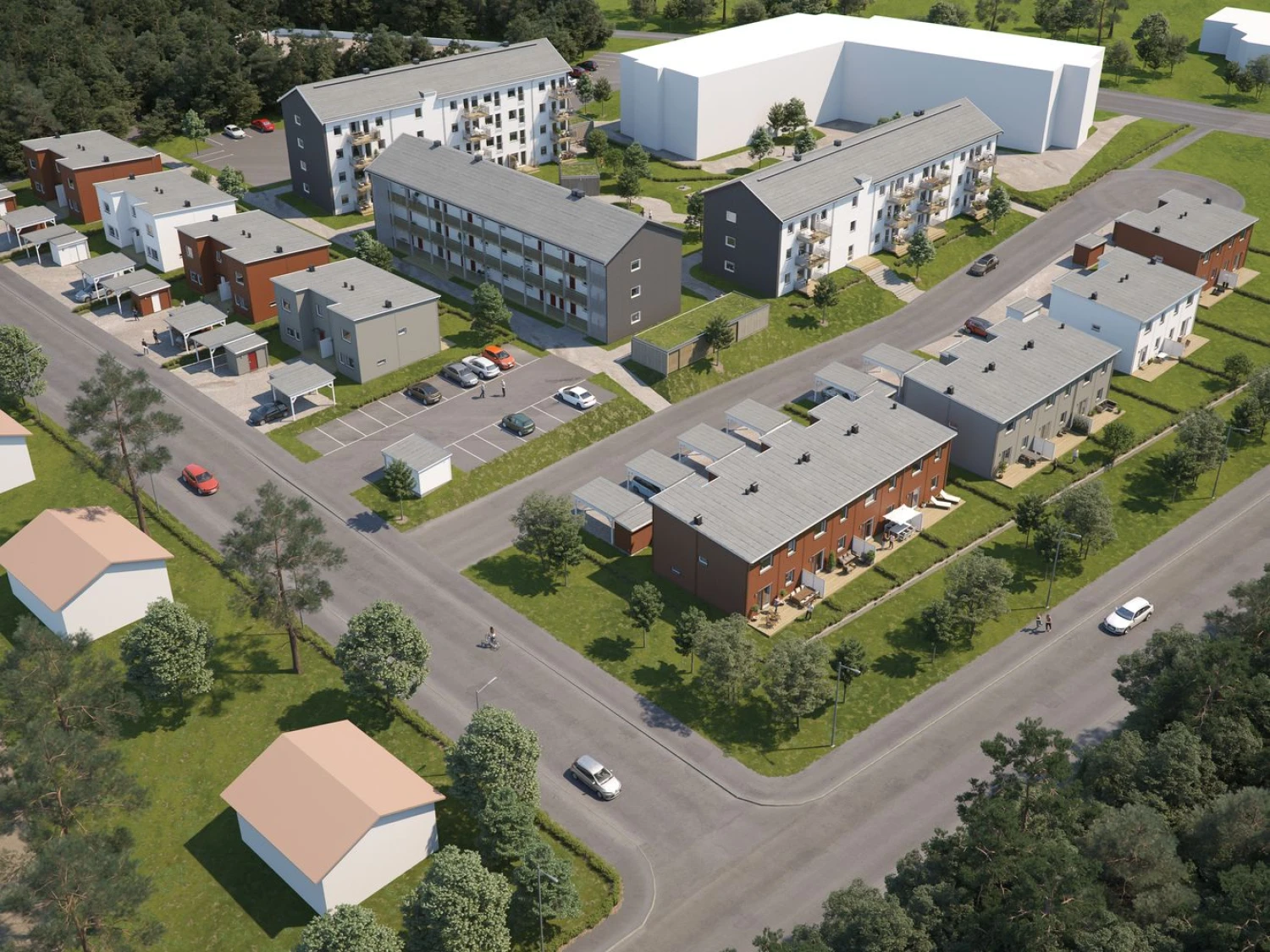 „BoKlok“ modulinių namų projektas. Bendrovės nuotr.