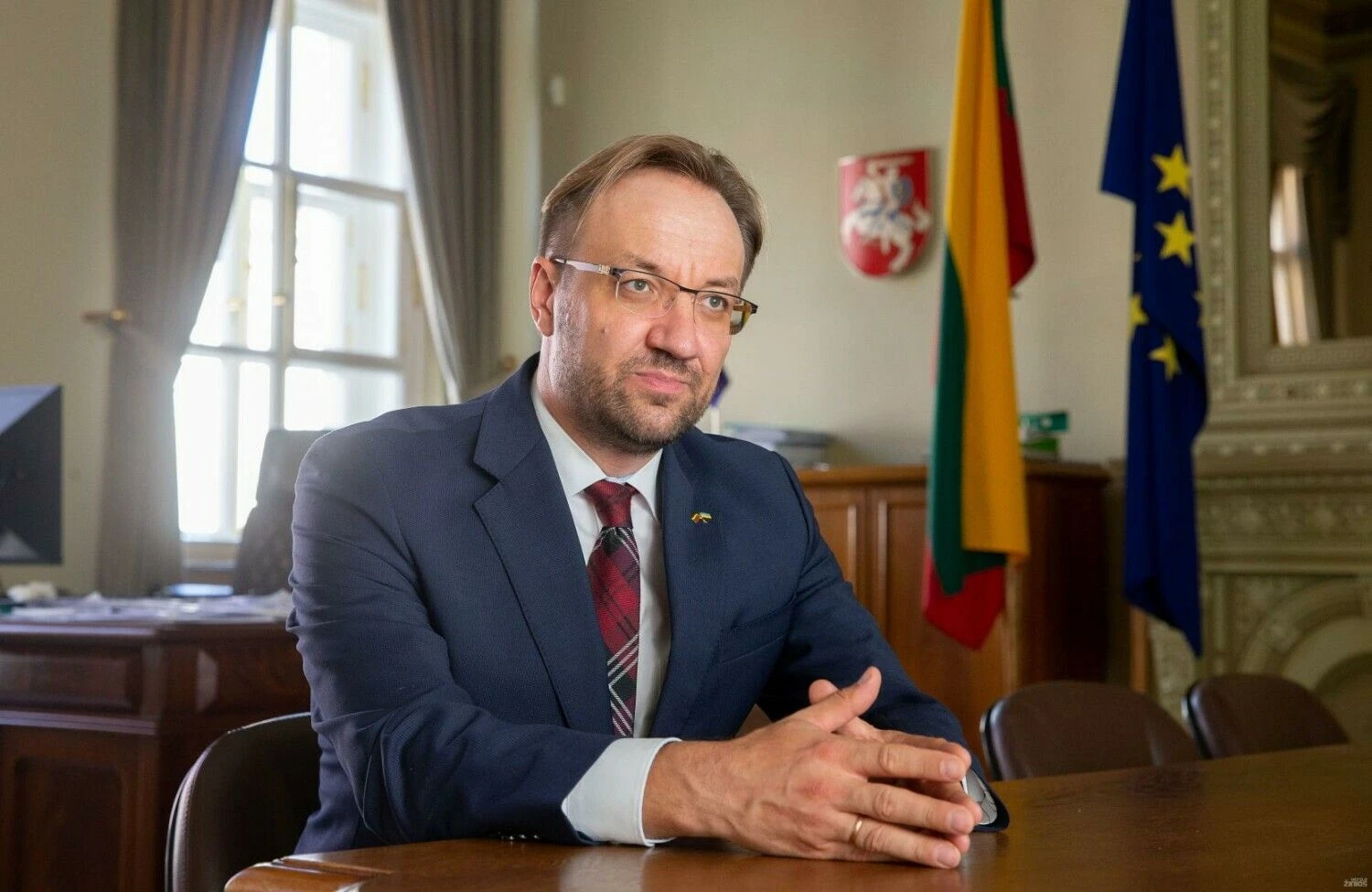 Gediminas Šimkus, Lietuvos banko valdybos pirmininkas. Juditos Grigelytės (VŽ) nuotr.