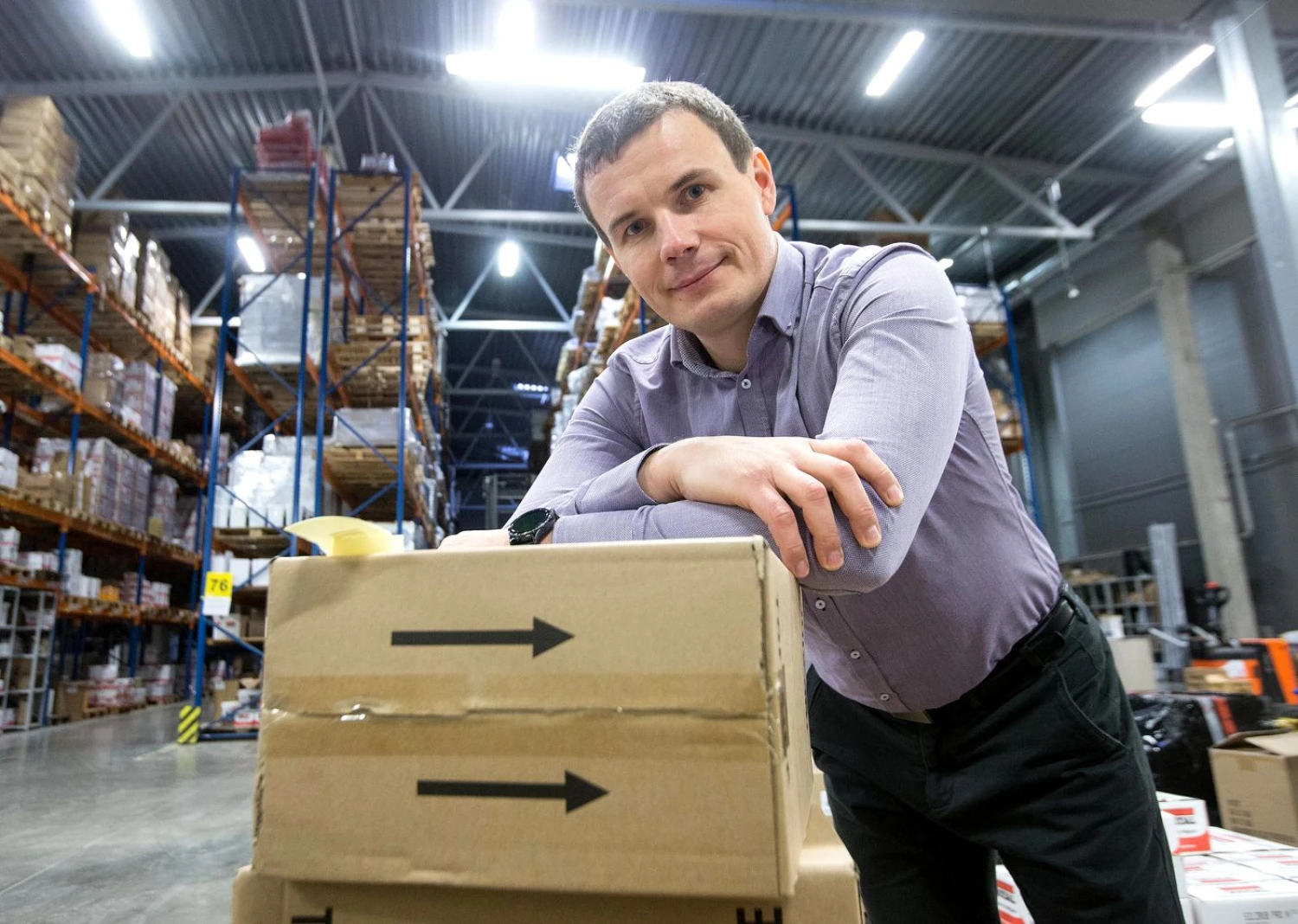 Antanas Šimelis, UAB „Ad Rem Transport“ direktorius ir akcininkas. Juditos Grigelytės (VŽ) nuotr.