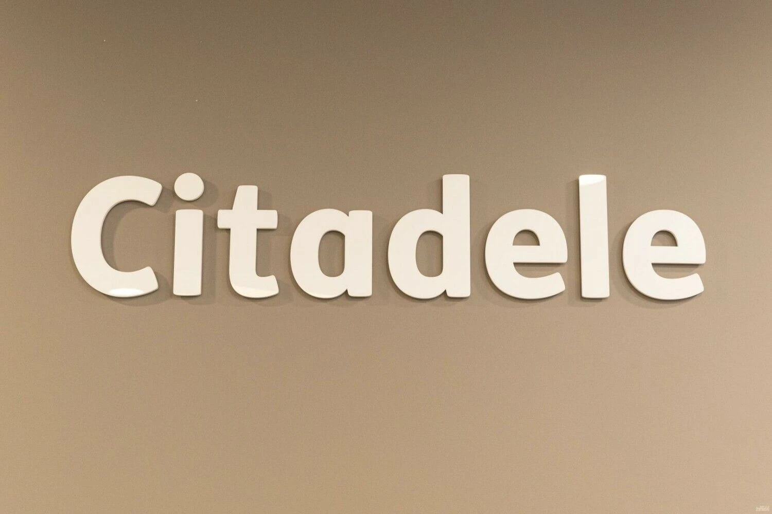 „Citadele“ banko iškaba. Juditos Grigelytės (VŽ) nuotr.