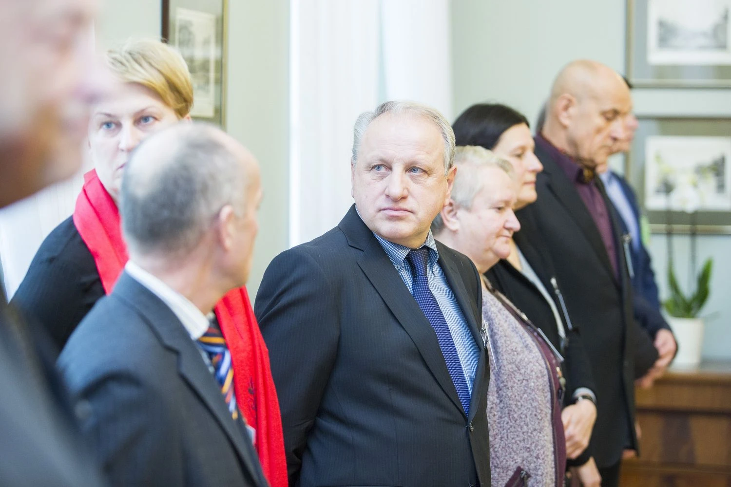 Centre: Žygintas Pečiulis, LRT tarybos pirmininkas. Irmanto Gelūno („15min“/„Scanpix“) nuotr.