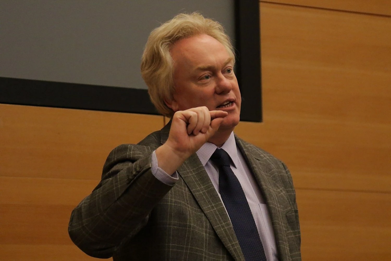 Alanas Jamesas, „Hyperloop One“ viceprezidentas. Dariaus Versecko (VŽ) nuotr.
