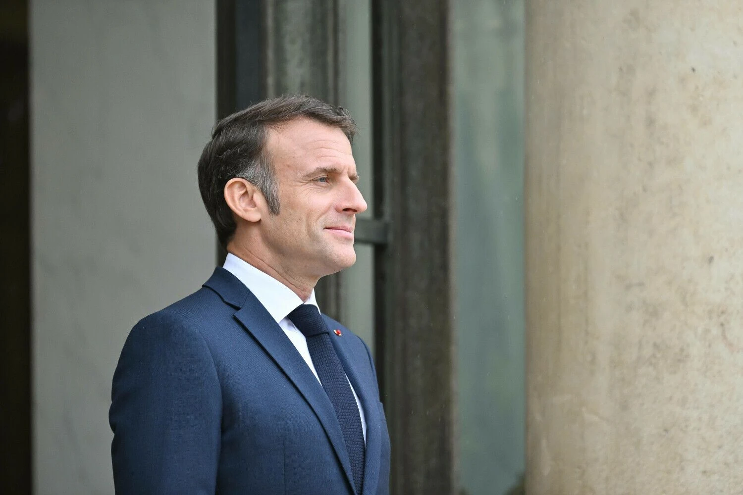 Prancūzijos prezidentas Emmanuelis Macronas. Jacques Witt („Scanpix“) nuotr.