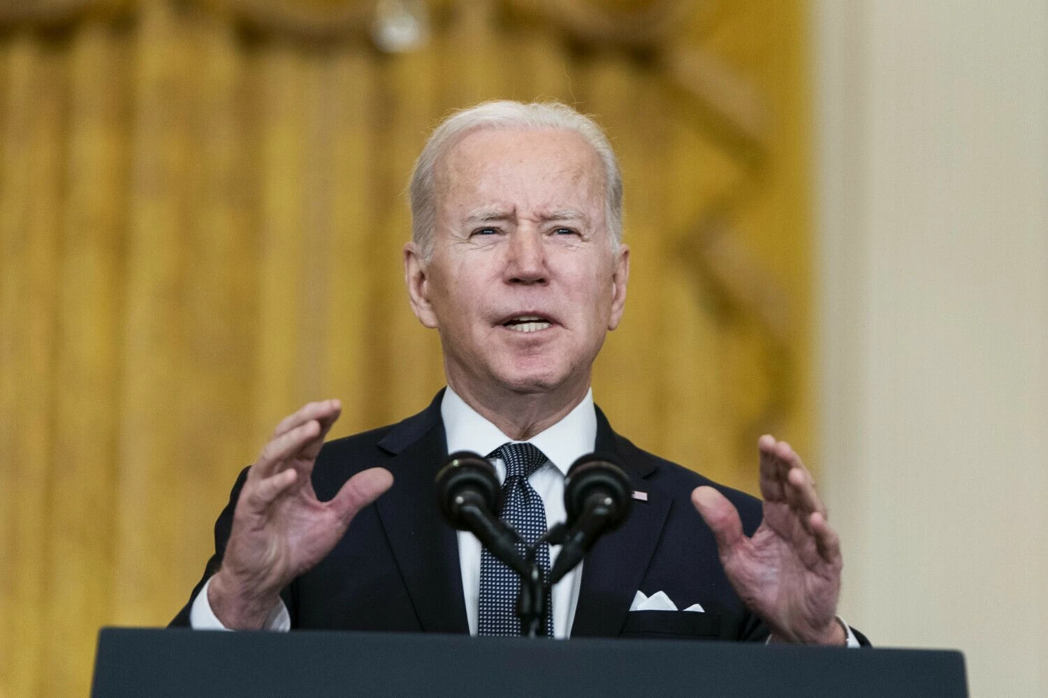 JAV prezidentas Joe Bidenas. Joshua Roberts („Bloomberg“ / „Scanpix“) nuotr.