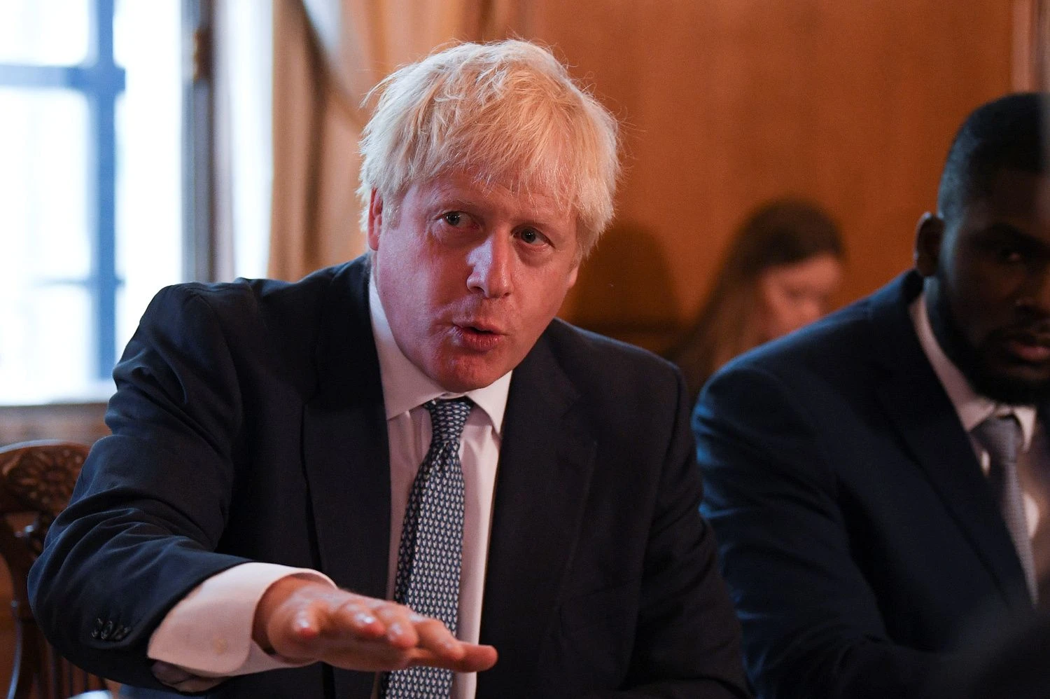 Borisas Johnsonas, JK premjeras. 
Danielio Lealo-Olivaso („Reuters“ / „Scanpix“) nuotr. 