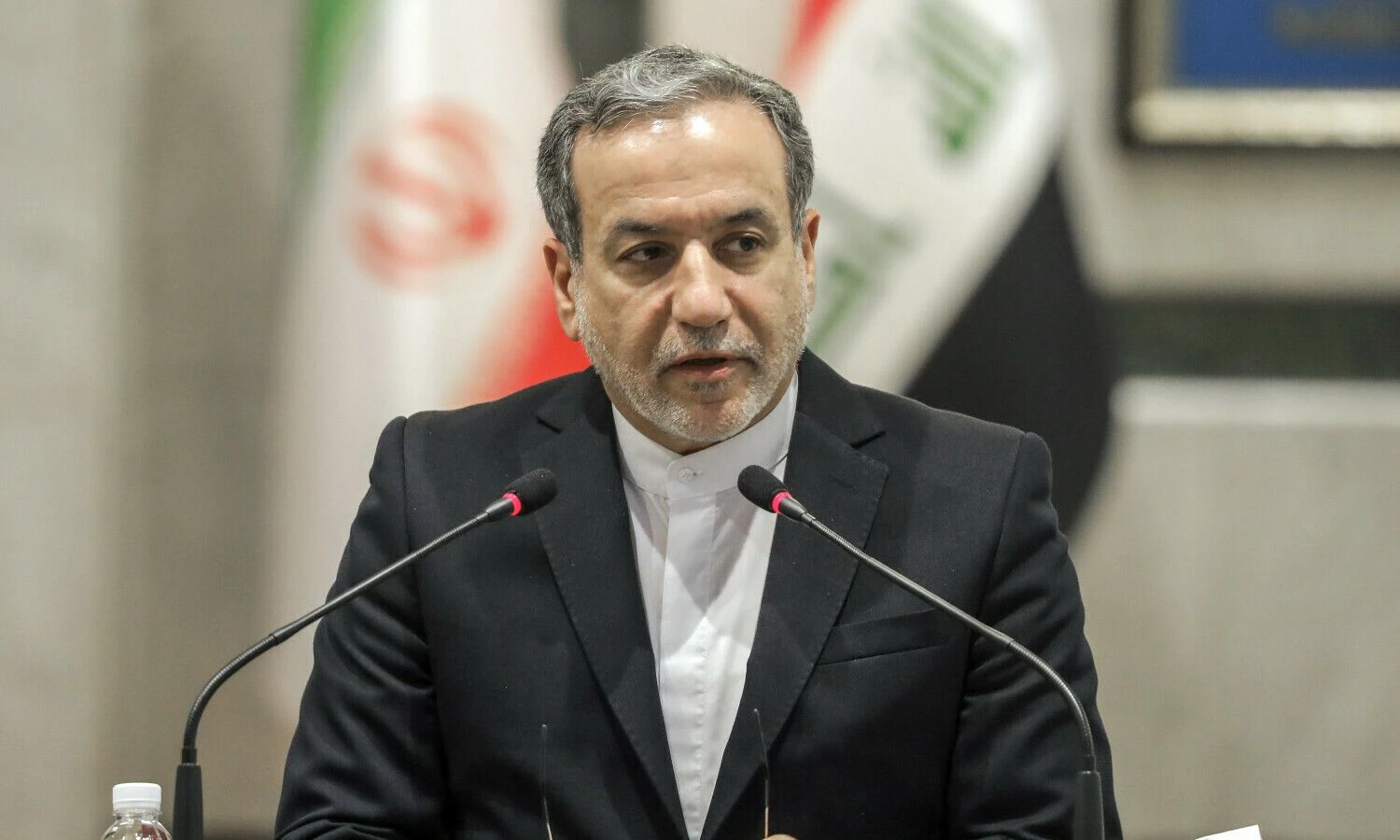 Abbasas Araghchi, Irano užsienio reikalų ministras. Anmaro Khalilo (AP / „Scanpix“) nuotr.
