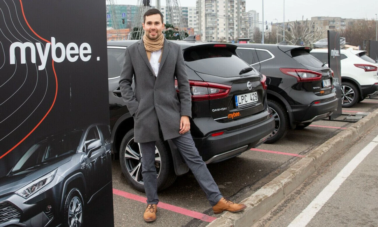 Lukas Jurkšaitis, „MyBee“ ilgalaikės automobilių nuomos platformos vadovas. Juditos Grigelytės (VŽ) nuotr.