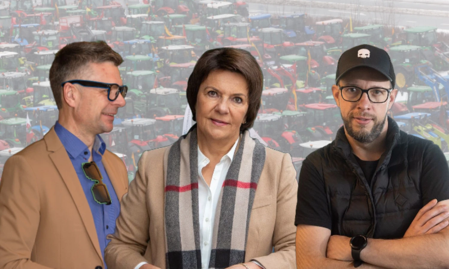 Iš kairės: Tomas Skunčikas, restorano „Neringa“ vadovas, Evaldos Šiškauskienės, Lietuvos viešbučių ir restoranų asociacijos prezidentė, Aurimas Zimnickas, UAB „Pliusai“, vadovas. VŽ koliažas