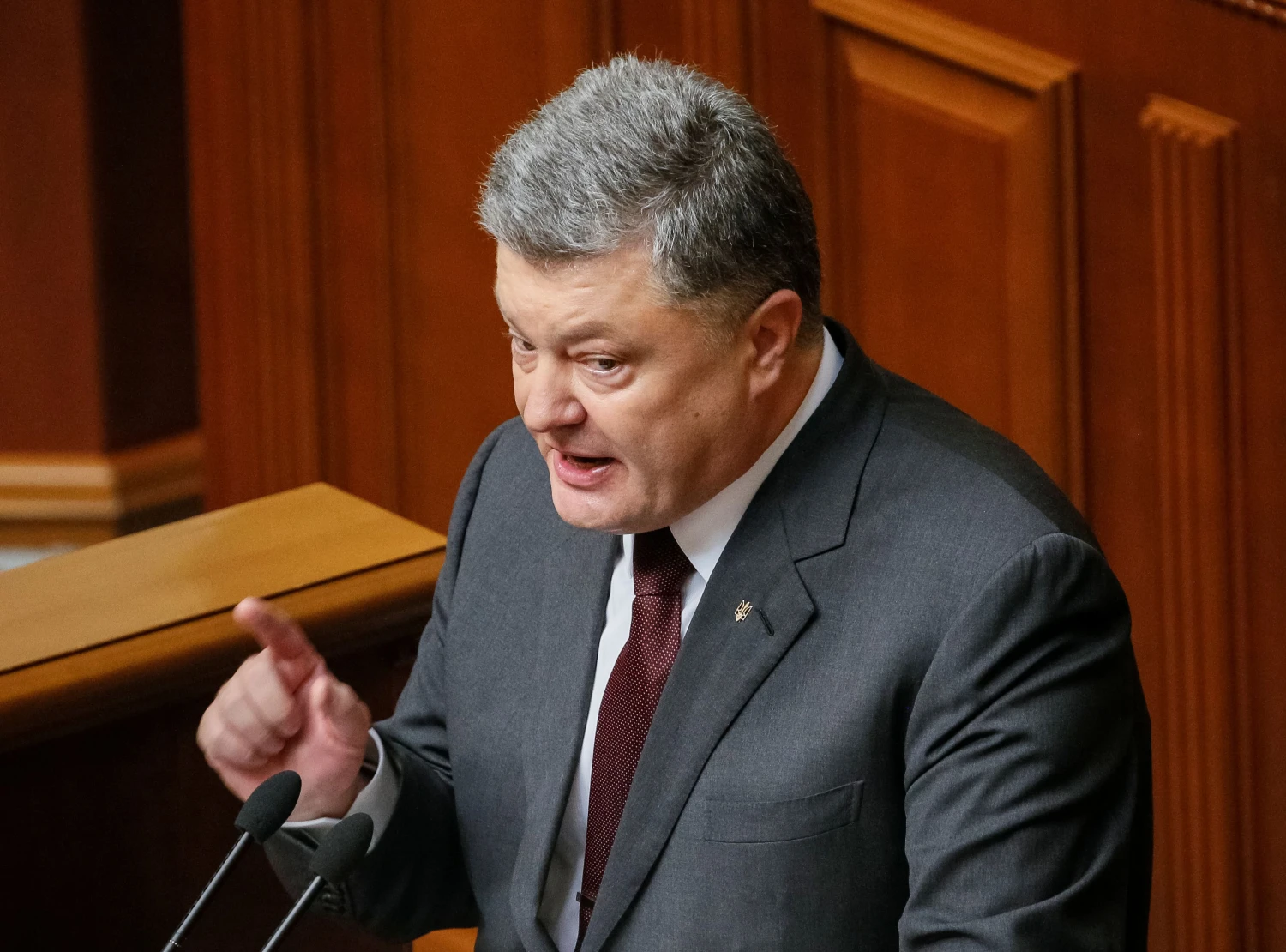 Ukrainos prezidentas Petro Porošenka. Glebo Garaničiaus ( „Reuters“ / „Scanpix“) nuotr.