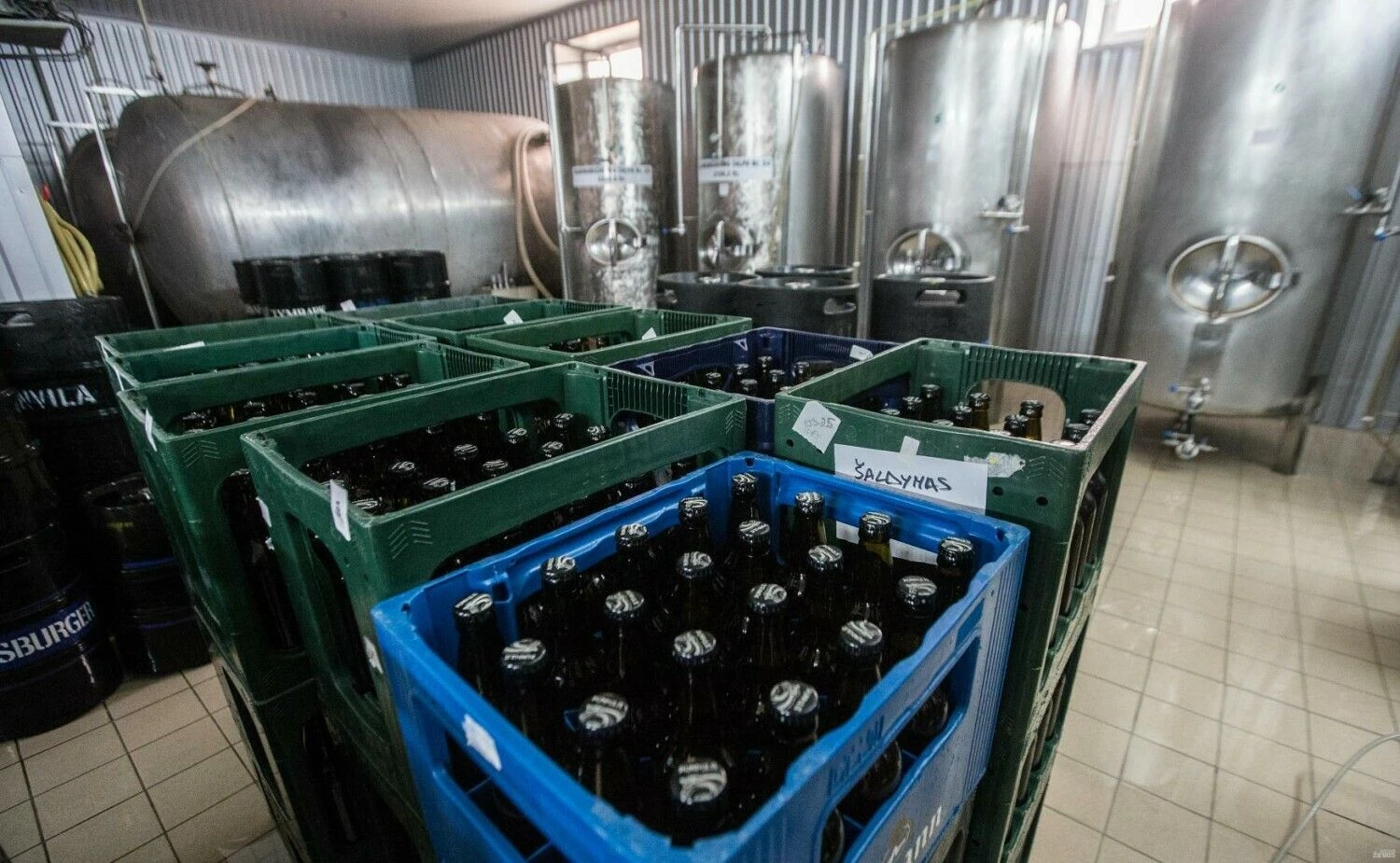 Alaus gamyba UAB „Panevėžio alus“. Juditos Grigelytės (VŽ) nuotr.