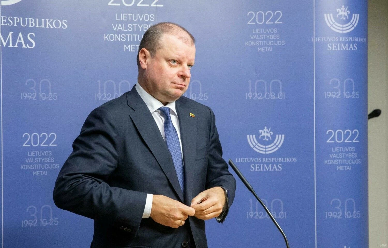 Saulius Skvernelis, Seimo narys. Juditos Grigelytės (VŽ) nuotr.