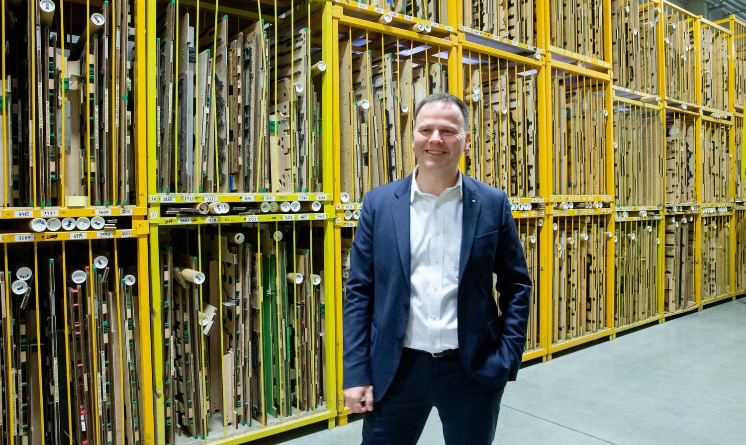 Rolandas Vainutis, UAB „Smurfit Kappa Baltic“ generalinis direktorius, sako, kad darbuotojų integracija vykdoma lietuvių, anglų ir rusų kalbomis. Juditos Grigelytės (VŽ) nuotr.