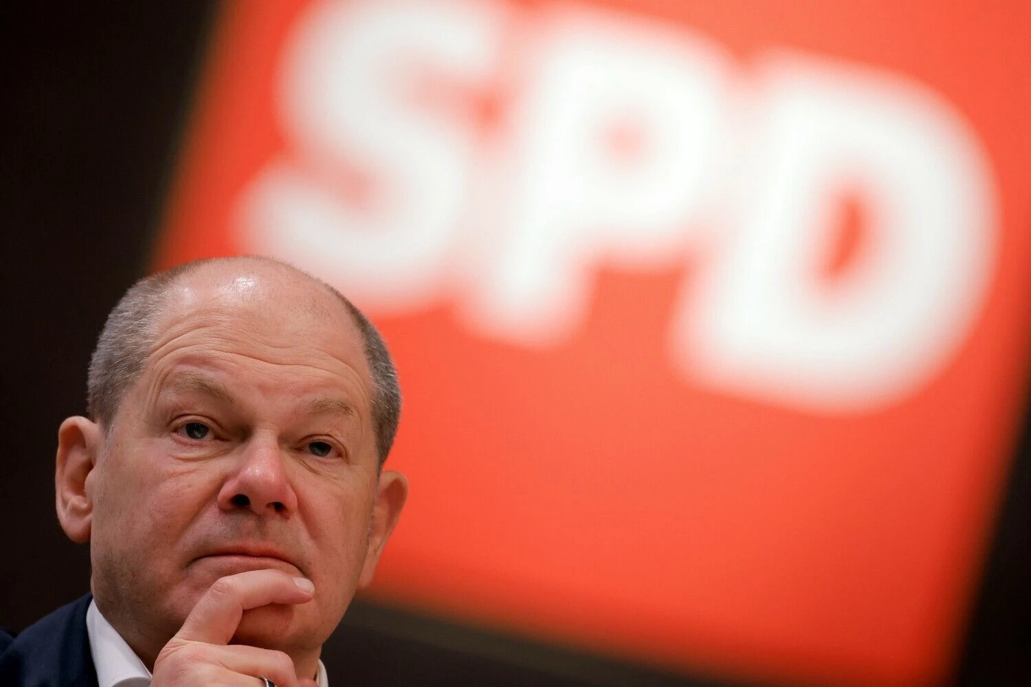 Olafas Scholzas, Vokietijos kancleris. Oddo Anderseno (AFP / „Scanpix“) nuotr.