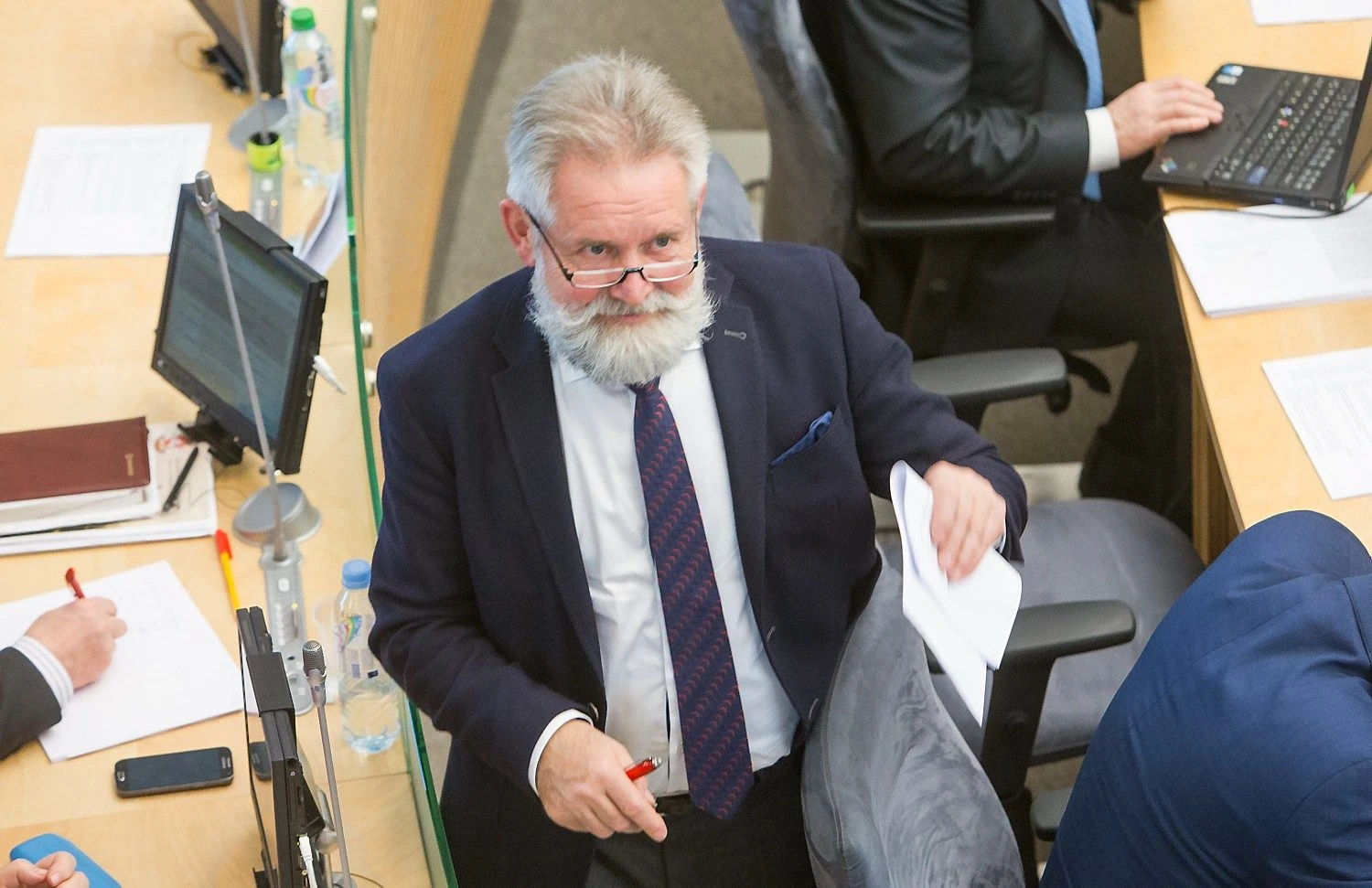 Algirdas Sysas, Lietuvos Socialdemokratų partijos frakcijos Seime narys, Socialinių reikalų ir darbo komiteto narys. Juditos Grigelytės (VŽ) nuotr. 