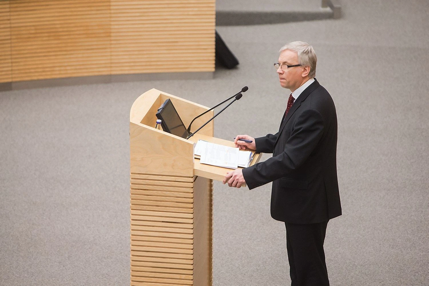 Rimantas Šadžius, Lietuvos Respublikos finansų ministras. Juditos Grigelytės (VŽ) nuotr.


