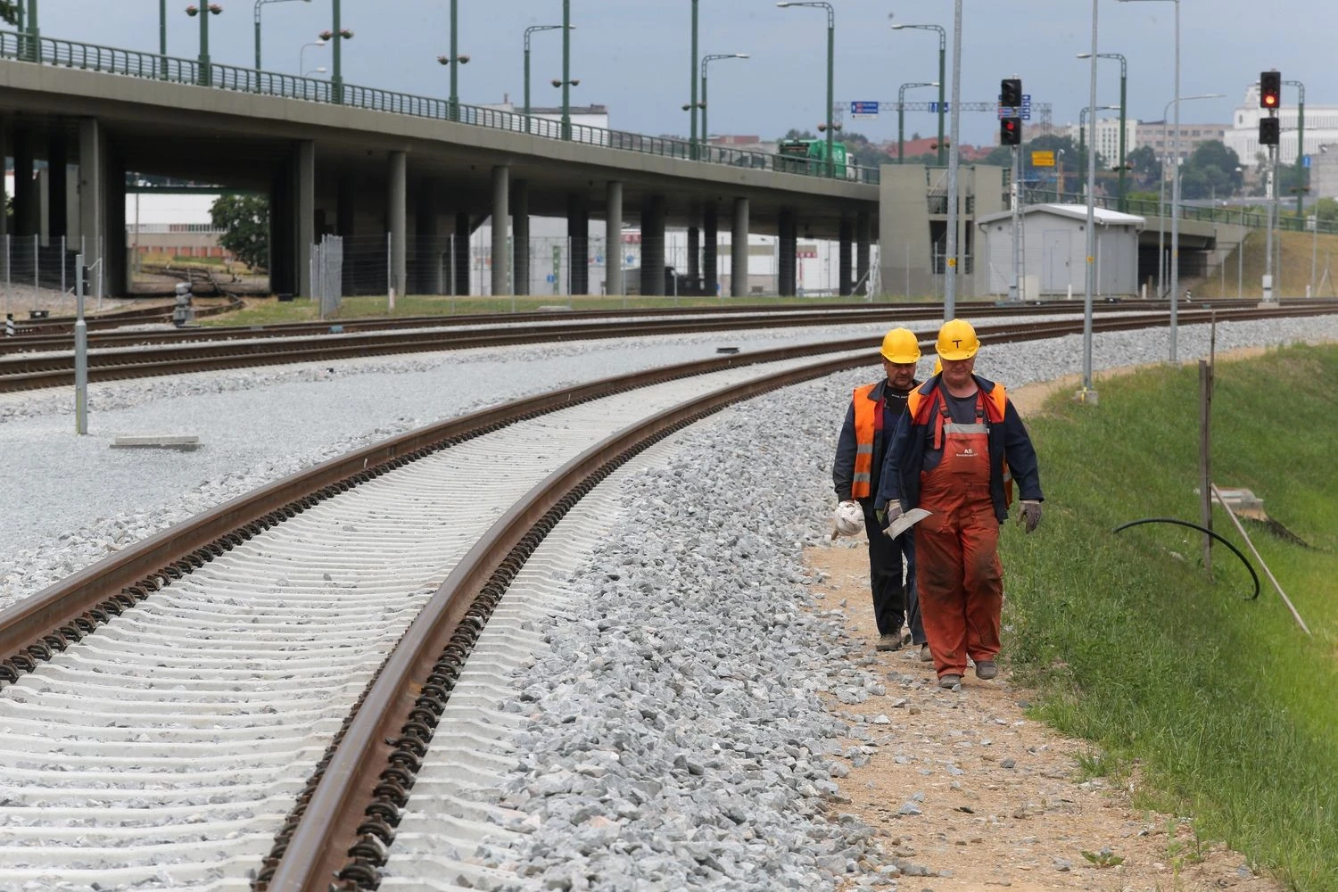 „Rail Baltica“ ruožas ties Kaunu. Algimanto Barzdžiaus nuotr.