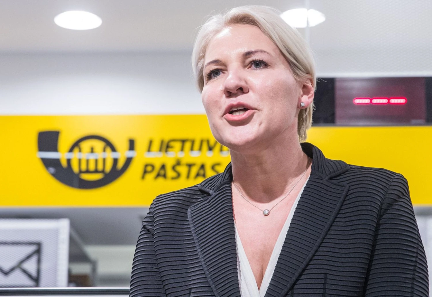 Lina Minderienė buvo šiemet rugpjūtį atleista iš AB Lietuvos paštas generalinės direktorės pareigų. Juditos Grigelytės (VŽ) nuotr.  
