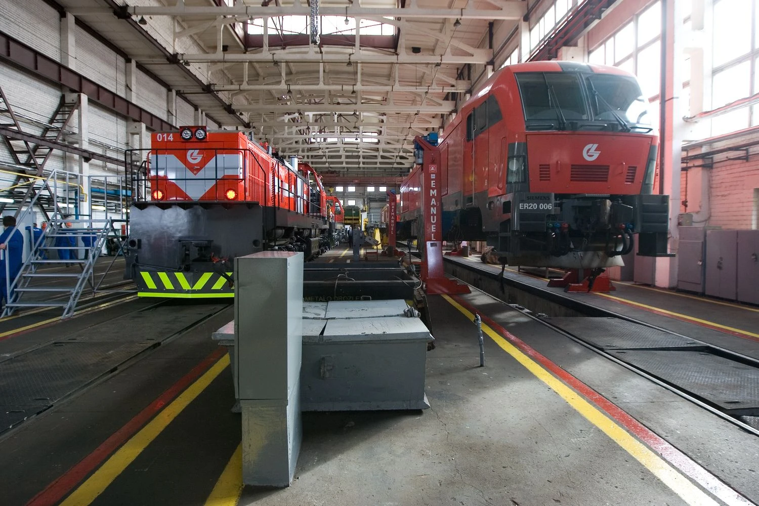 Vilniaus lokomotyvų remonto depas. Juditos Grigelytės (VŽ) nuotr.