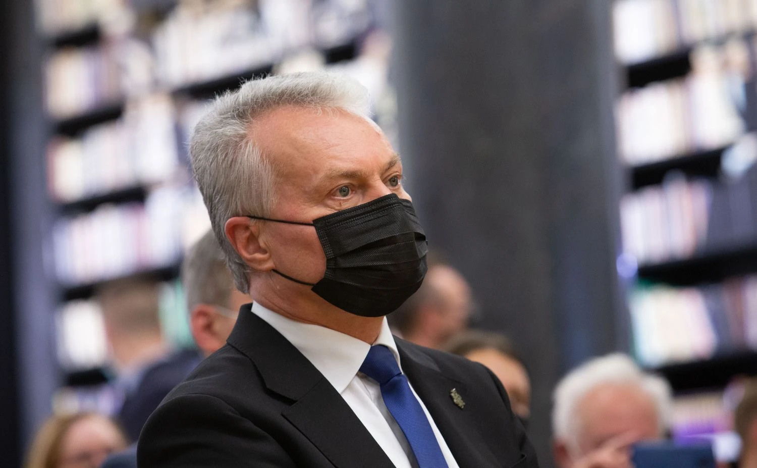 Biografinės knygos apie kadenciją baigusį Lietuvos prezidentą Valdą Adamkų pristatymas. Juditos Grigelytės (VŽ) nuotr.