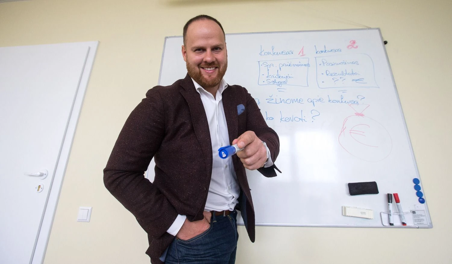 Mindaugas Mikėnas, tarptautinės mokymų ir konsultavimo įmonės UAB „FranklinCovey Lietuva“ konsultantas. Juditos Grigelytės (VŽ) nuotr.