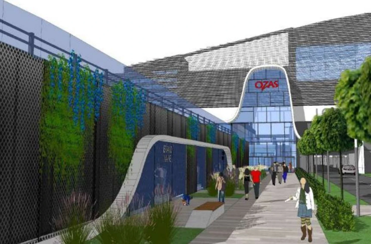 Bendrovės vizualizacija.