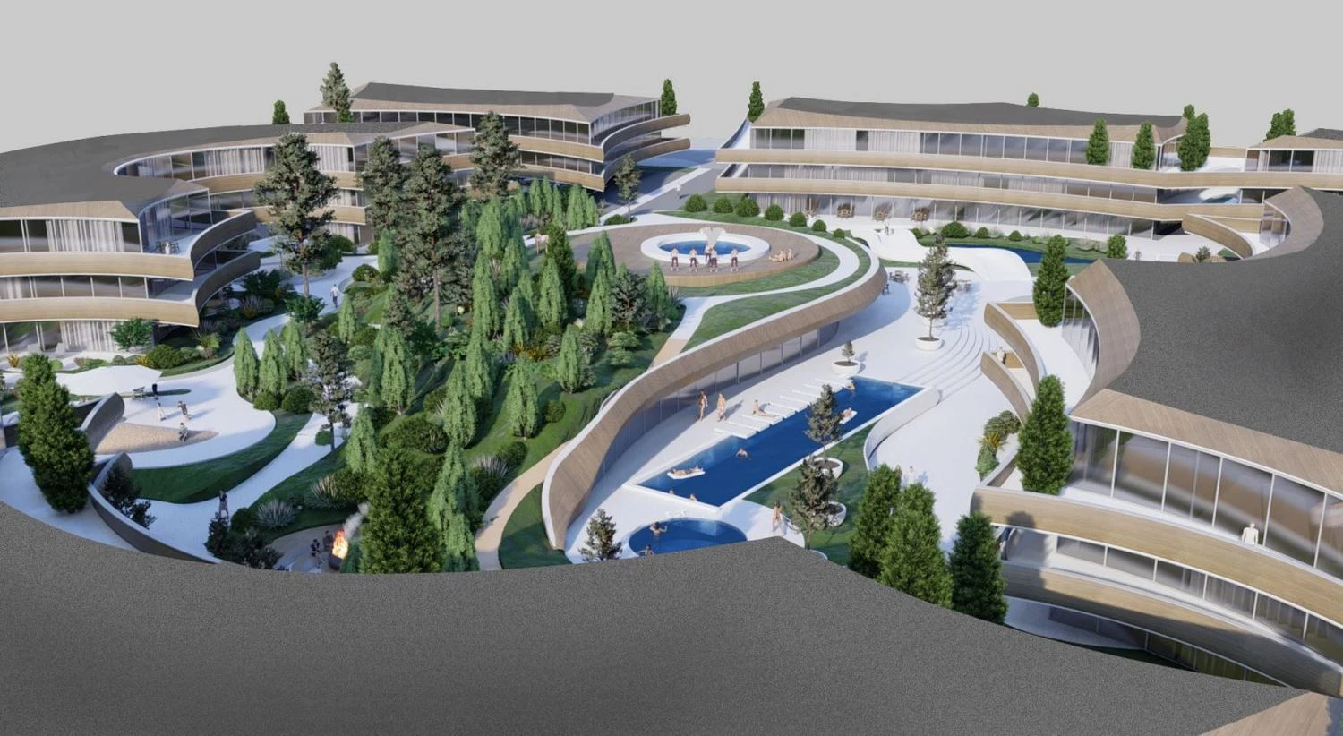 Bendrovės vizualizacija.