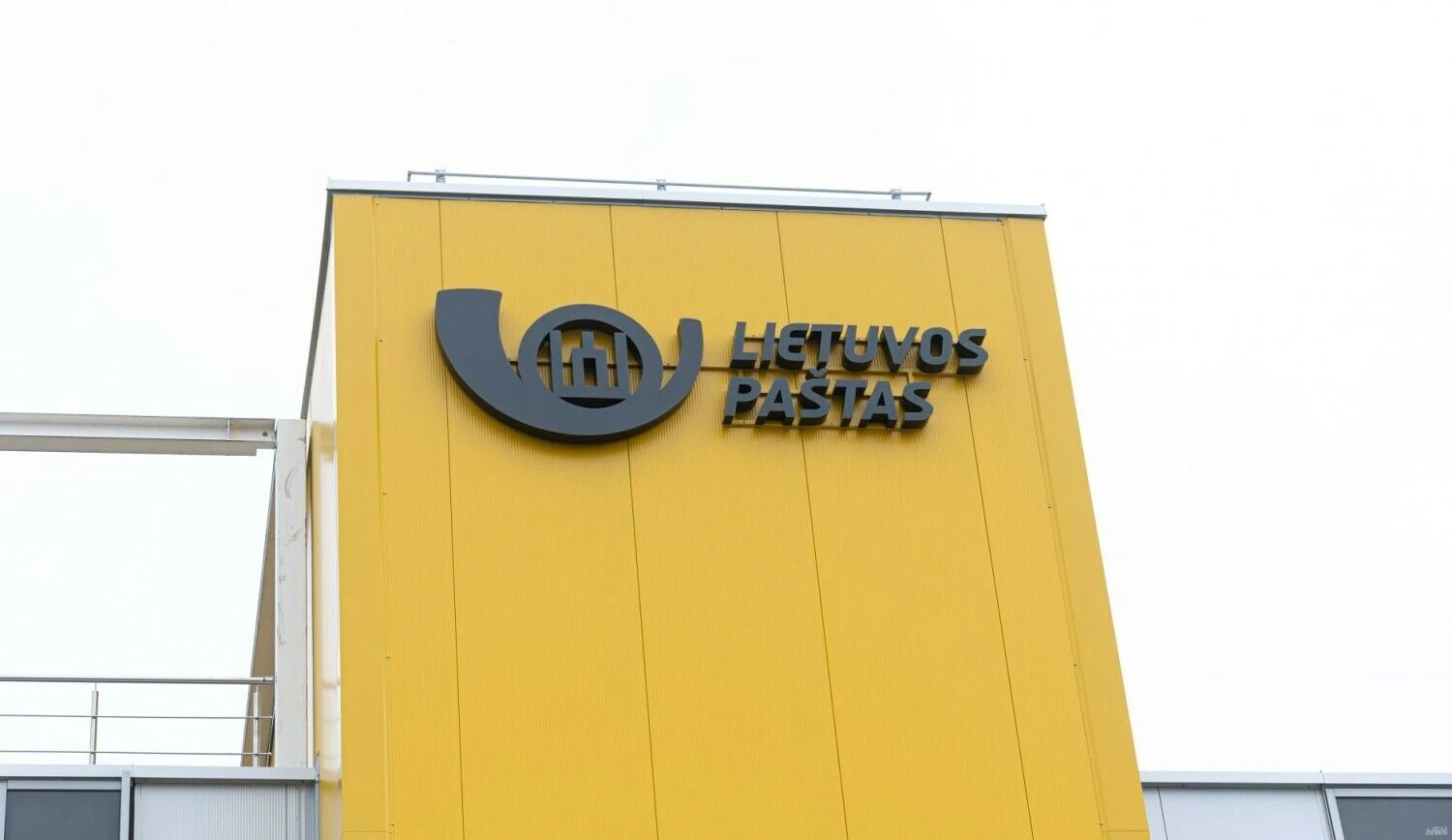 „Lietuvos pašto“ logotipas. Juditos Grigelytės (VŽ) nuotr.