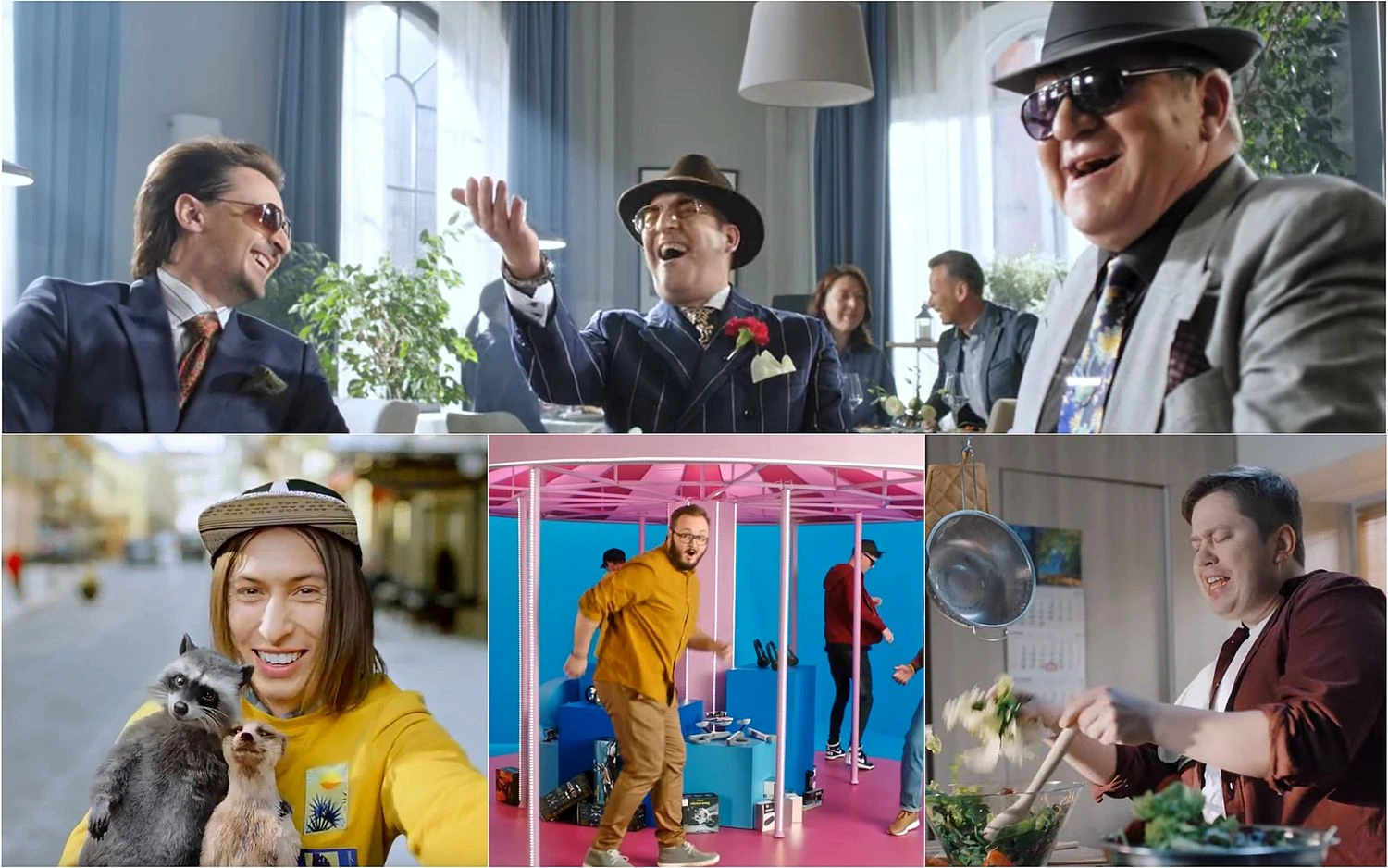 VŽ koliažas iš įsimenamiausių reklamų.