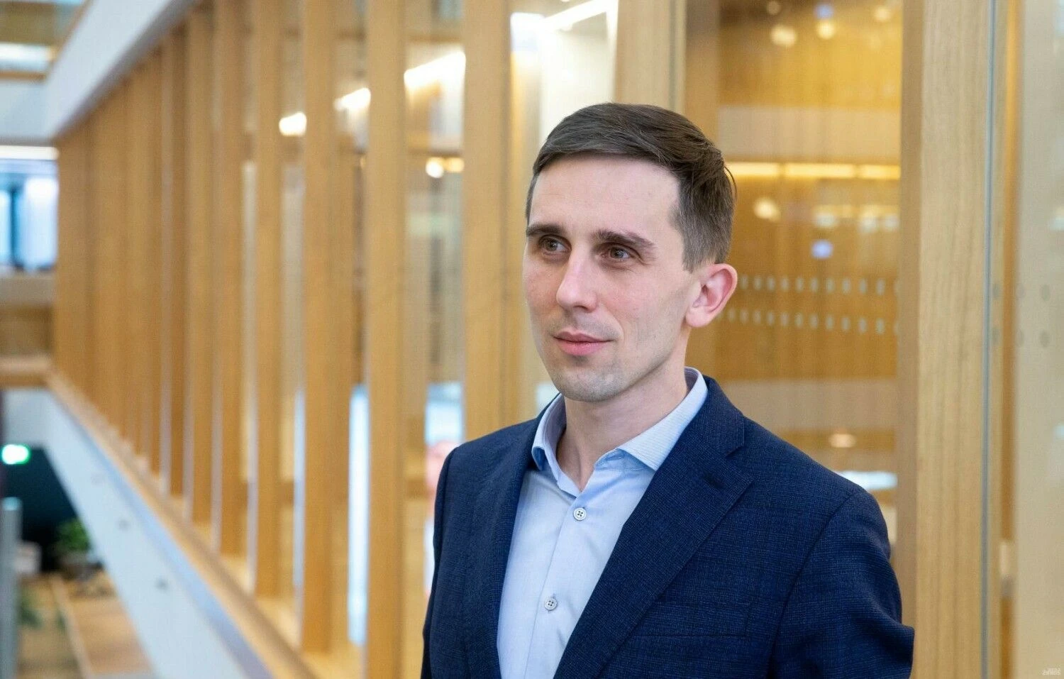 Tadas Povilauskas, SEB banko ekonomistas. Juditos Grigelytės (VŽ) nuotr.