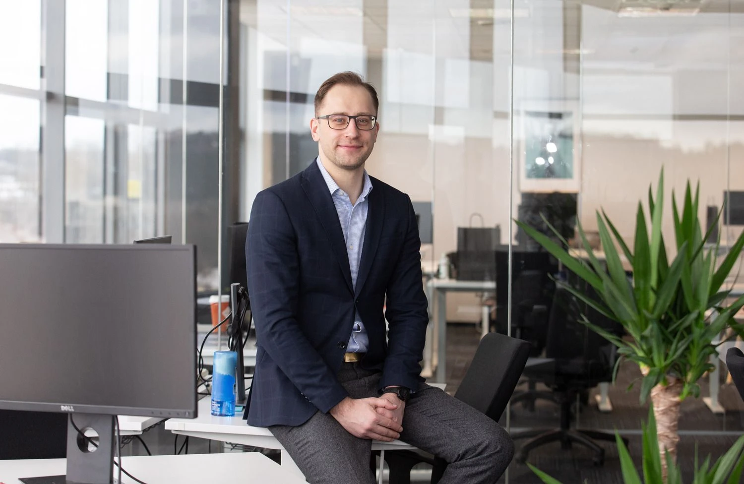 Tomas Montvilas, „Oxylabs“ komercijos vadovas. Juditos Grigelytės nuotr.