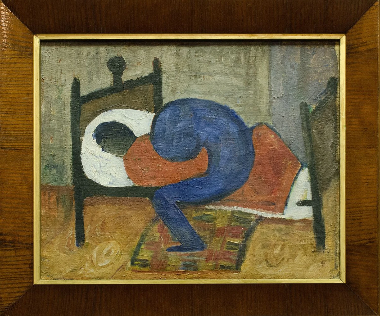 Antano Samuolio (1899–1942) tapybos darbas „Liga“ parduotas už 39.000 Eur. „Vilniaus aukciono“ nuotr. 
