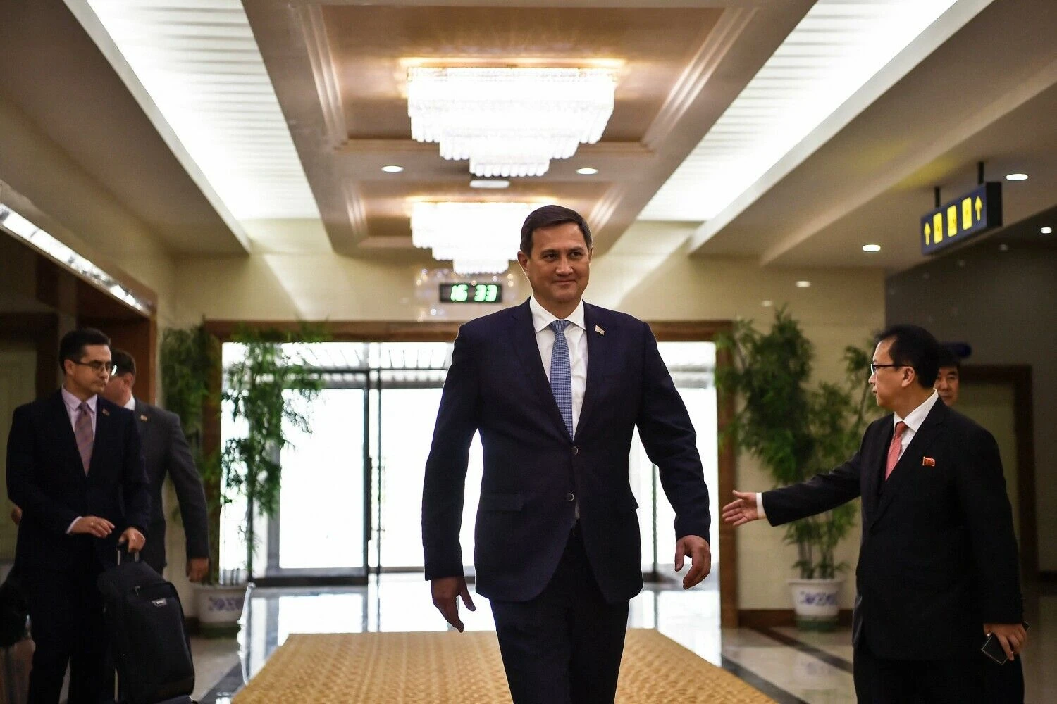 M. Ryženkovas, Baltarusijos užsienio reikalų ministras. Kim Won Jino (AFP/„Scanpix“) nuotr.