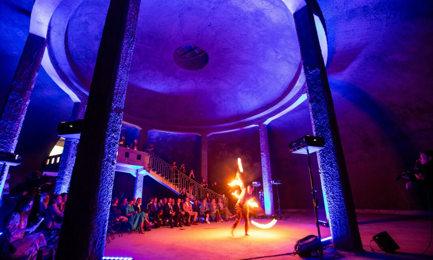 Požeminė vandens saugykla tapo atvira kultūros erdve. Bendrovės „Vilniaus vandenys“ nuotr.