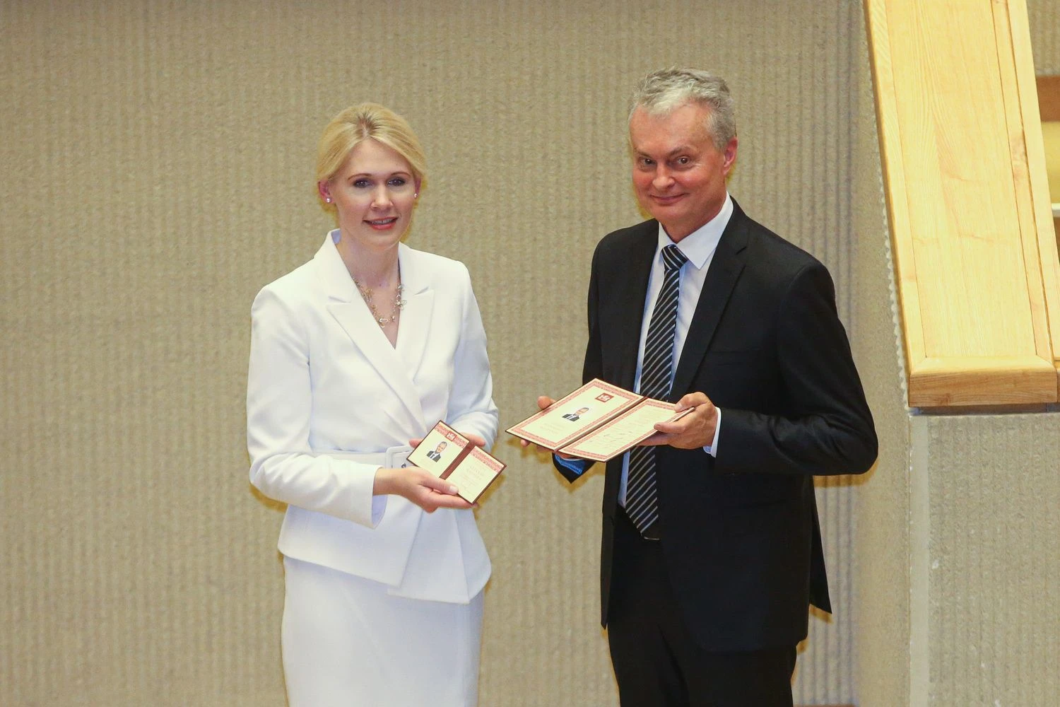Prezidento pažymėjimo įteikimo ceremonija. Vladimiro Ivanovo (VŽ) nuotr.