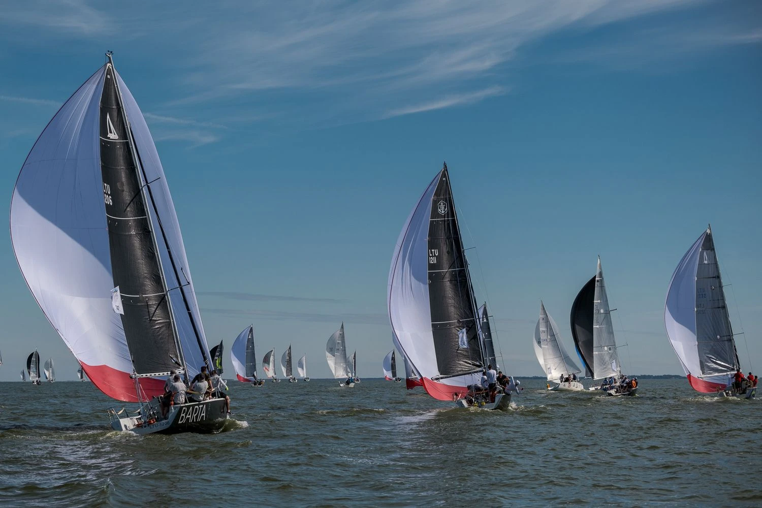 Kuršių marių regata. Eduardo Bareikos nuotr. 