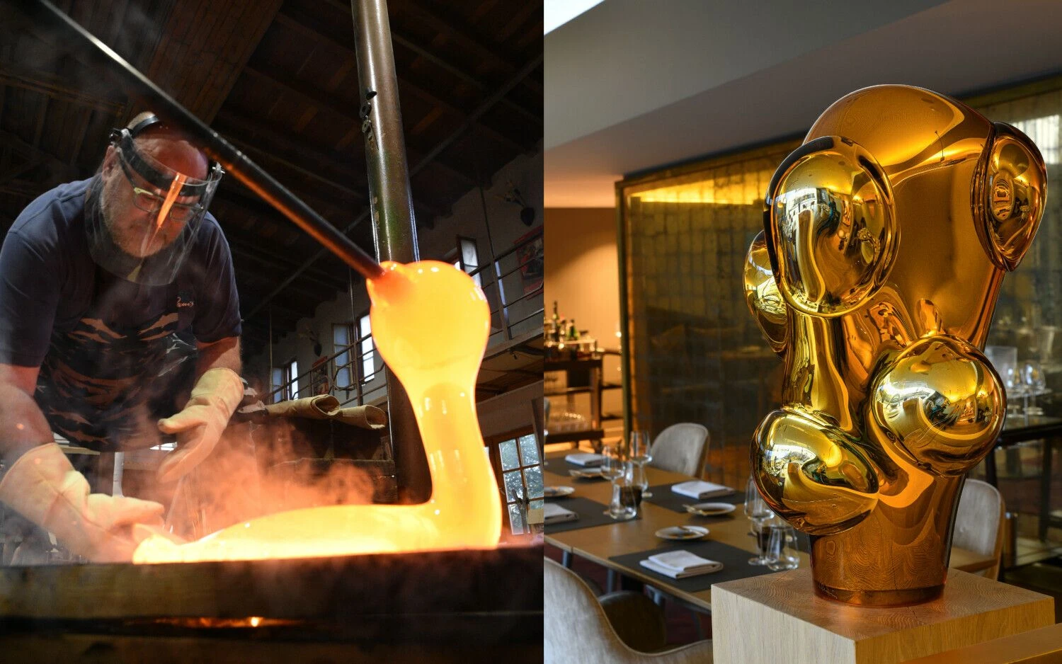 Remigijus Kriukas, dailininkas stiklininkas, meninio stiklo studijos UAB „Glasremis“ įkūrėjas. Mariaus Rudžiansko nuotr.