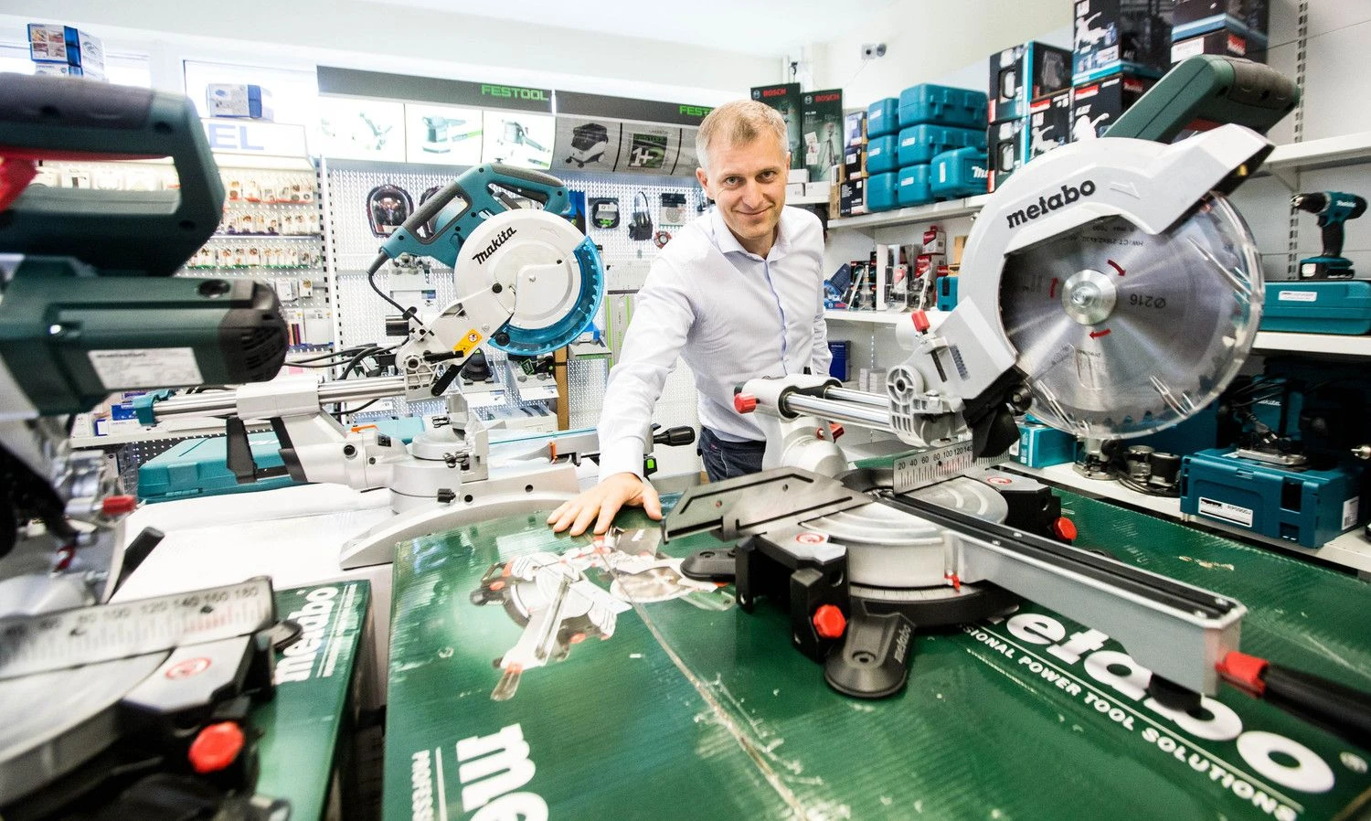 Kęstutis Daukševičius, internetinės prekybos darbo įrankiais UAB „Įrankiai.lt“ direktorius. Juditos Grigelytės (VŽ) nuotr.