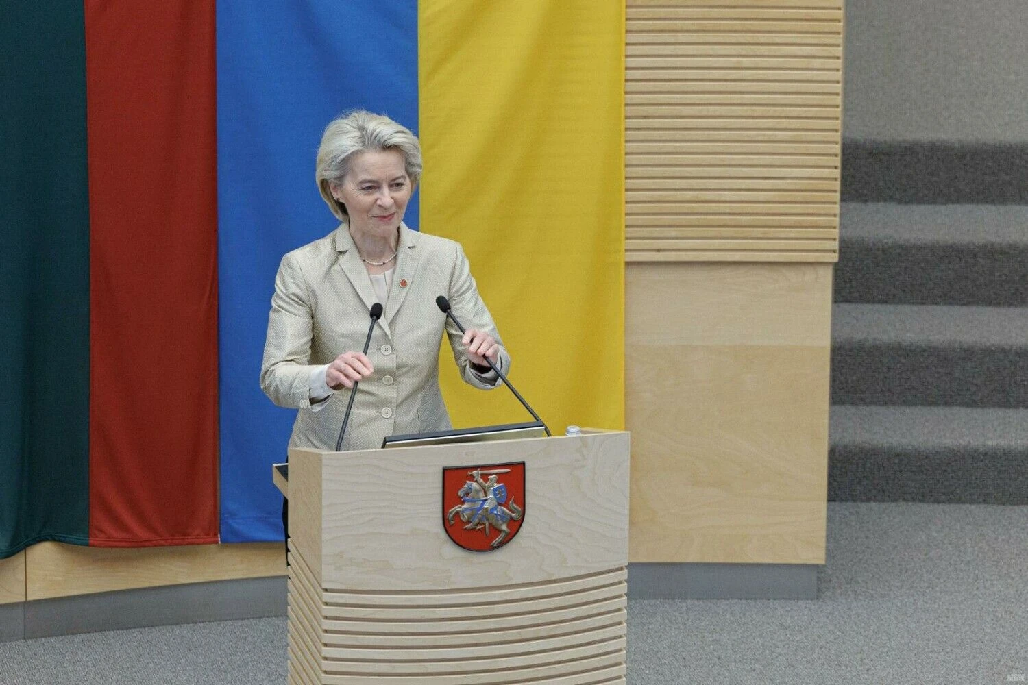 Europos Komisijos Pirmininkė Ursula von der Leyen. Vladimiro Ivanovo (VŽ) nuotr.