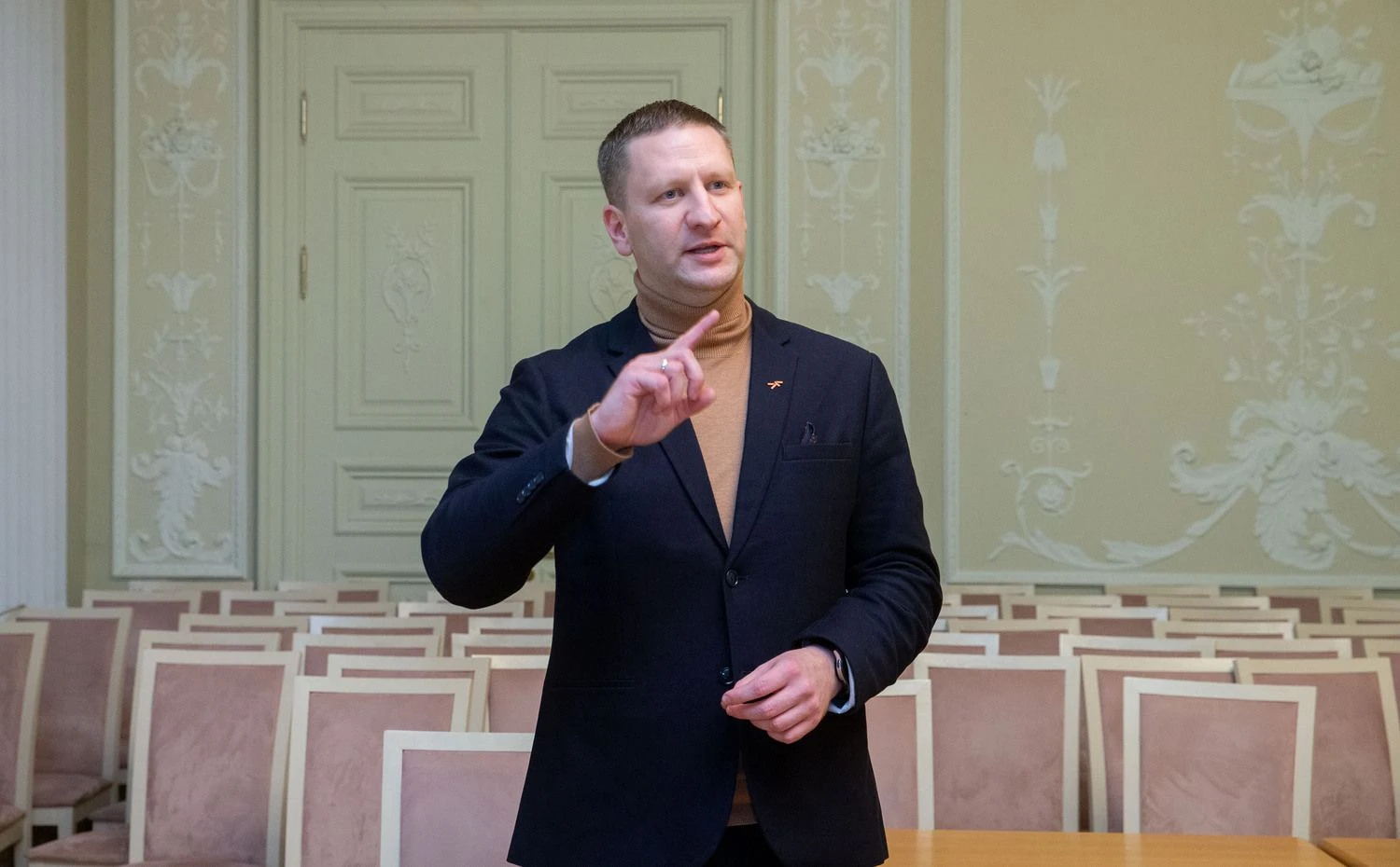 Simonas Kairys, kultūros ministras. Juditos Grigelytės (VŽ) nuotr.