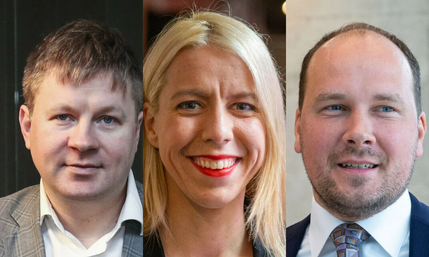 Vytautas Plunksnis, Investuotojų asociacijos vadovas, Jonė Vaitulevičiūtė, „Startup Wise Guys“ partnerė, ir Žygimantas Mauricas, „Luminor“ vyriausiasis ekonomistas. VŽ koliažas.