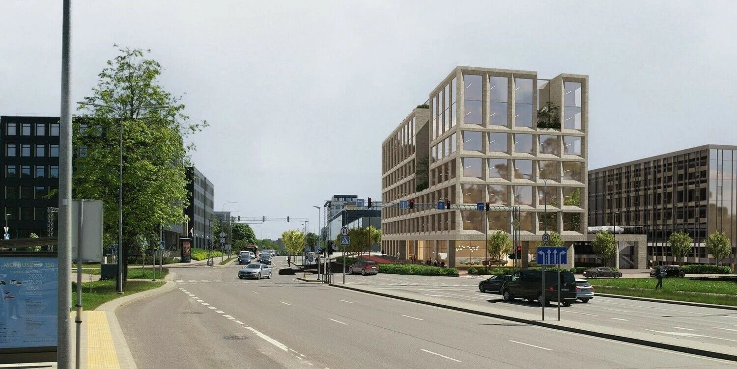 „Sand Offices“. Bendrovės vizualizacija. Projekto autoriai „Aketuri architektai“.