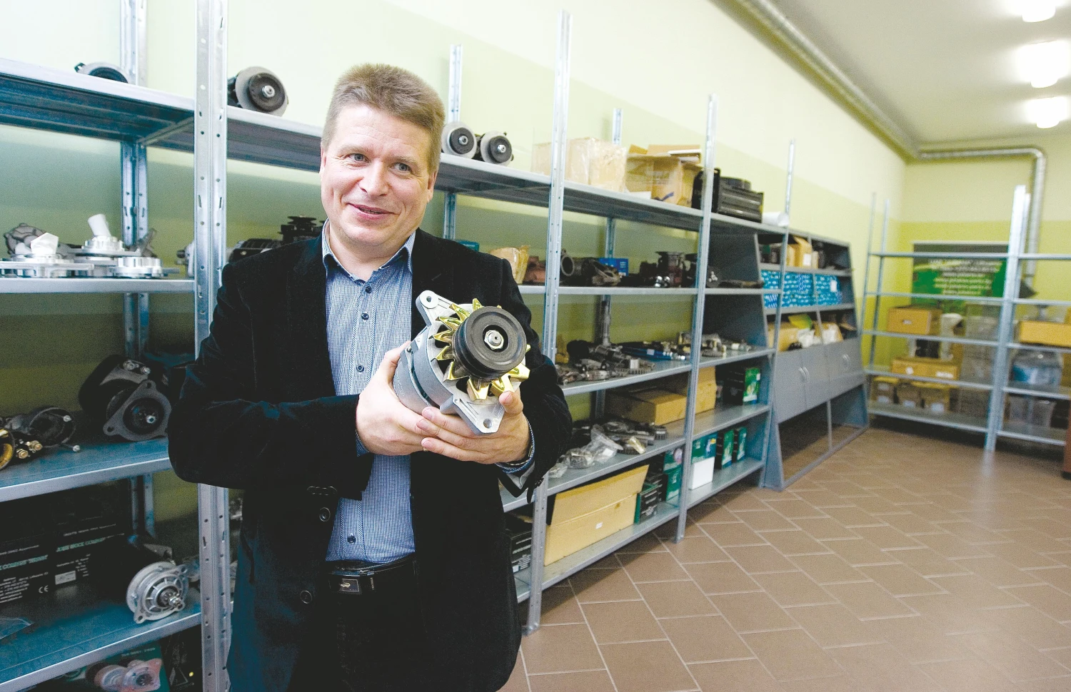 Julius Banys, UAB „Jubana“ generalinis direktorius: „Kadaise galimybė bendradarbiauti su tokio lygio dalyviu mums atrodė nepasiekiama svajonė, o šiandien ji virto realybe – įgijome partnerius iš pačios aukščiausios lygos.“ Juditos Grigelytės (VŽ) nuotr.