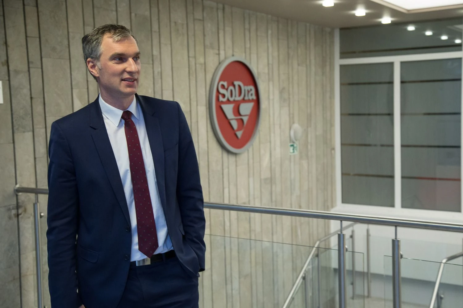 Mindaugas Sinkevičius, „Sodros“ direktorius, pranešė, kad į kitus metus „Sodra“ turėtų įžengti be milijardinės skolos, kurią numatoma perkelti į valstybės biudžetą. Vladimiro Ivanovo (VŽ) nuotr.