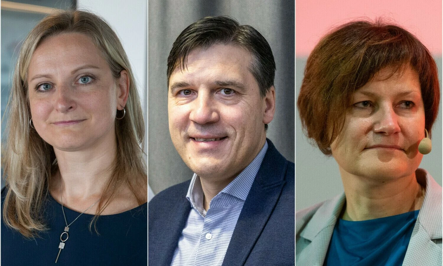 Raimonda Alonderienė (kairėje), žmonių ir organizacijos vystymo direktorė, Nerijus Pačėsa, „Erudito“ licėjaus įkūrėjas, Aušra Žemaitienė, „Mars Lietuva“ generalinė direktorė. VŽ koliažas.